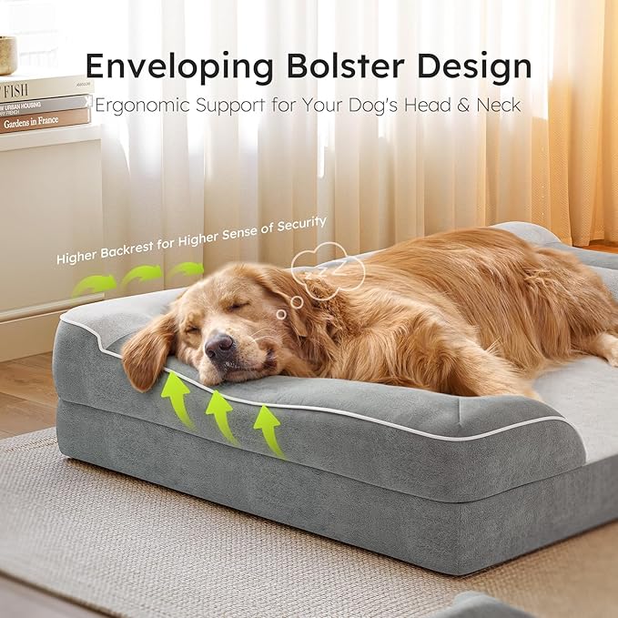 CWAWZ Jumbo Dog Beds for Extra Large Dogs, Orthopedic Dog Bed - Image 4