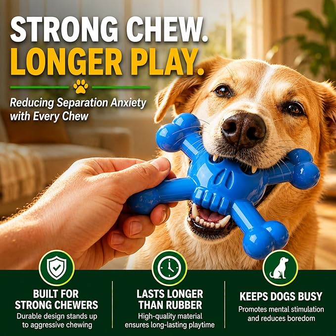 Dog Chew Toy for Small & Medium Dogs – Durable Nylon Dog Toy for Aggressive - Image 5