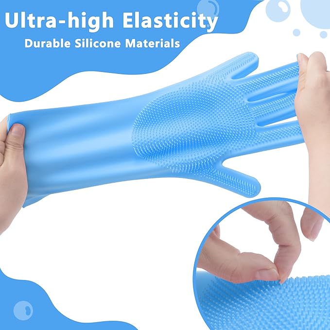 Pet Grooming Gloves—Dog Washing Gloves - Image 5
