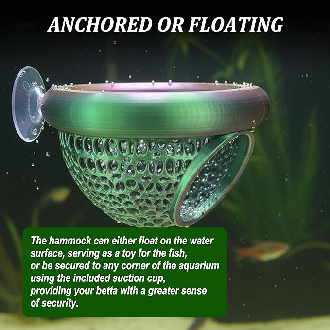 Floating Betta Hammock, Betta Hideout - Image 3