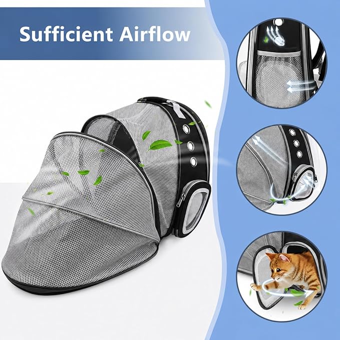 Expandable Cat Carrier Backpack - Image 5