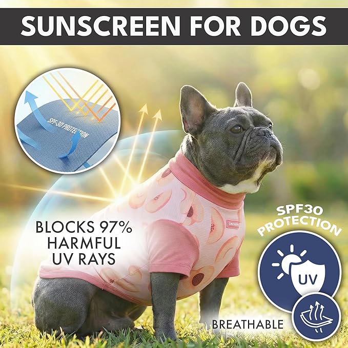 Spark Paws Sunblock Dog T-Shirt, SPF30 Protection, Lightweight Breathable Quick - Image 2