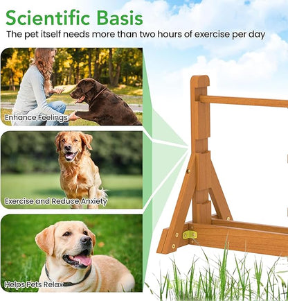 SuniBoxi Dog Agility Set, Wooden Dog Agility Jumps & Dog Hurdles, Dog Agility - Image 8