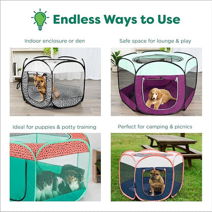 Furhaven Portable Pet Playpen for Dogs & Cats, Extra Large Indoor Kitten Playpen - Image 7