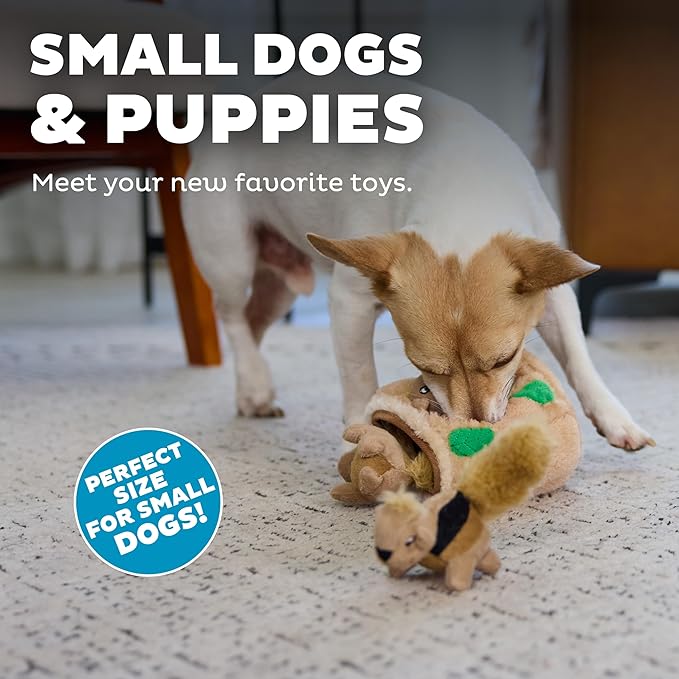 Outward Hound Squeakin’ Squirrels – 3‑Pack Plush Squeaky Dog Toys - Image 4