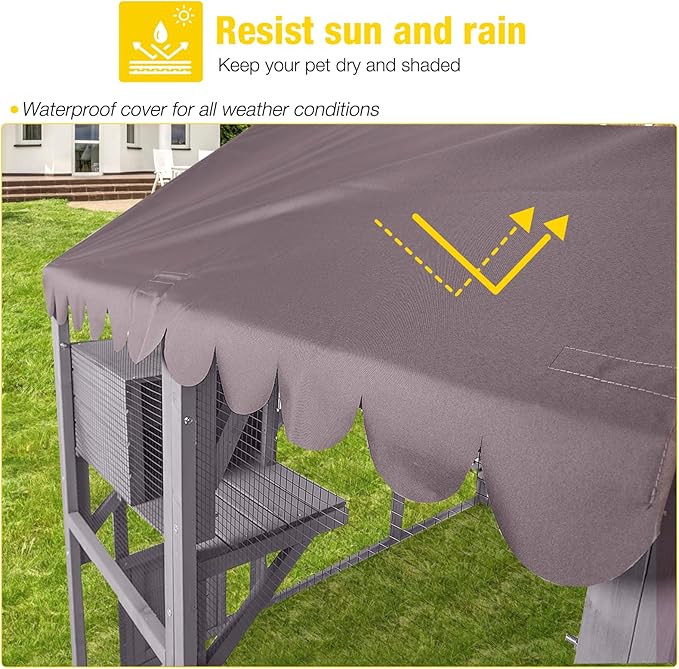 Aivituvin Catio Outdoor Cat Enclosure Large Cat Run - Image 7