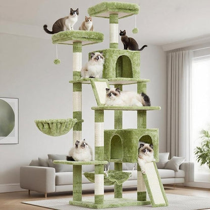 Gitelsnour Cat Tree for Indoor Cats, Sturdy Cat Tree House by Gitelnour