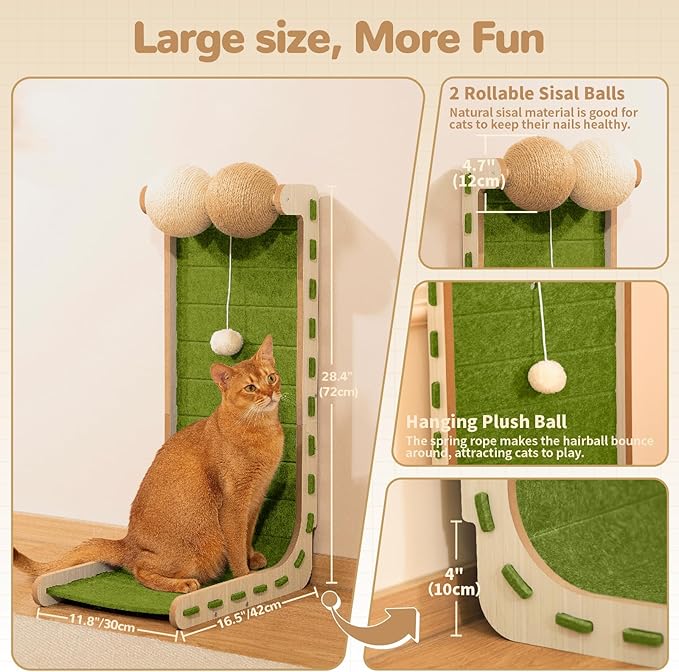 Cat Scratcher Felt Cat Scratch Pad - Image 3