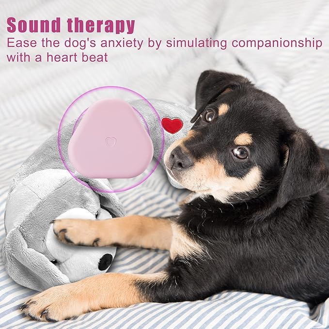 Moropaky Hearbeat Toy for Dog Anxiety Relief Behavioral Training Aid Toy - Image 3