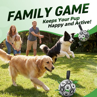 QDAN 2 PCS Dog Toys Soccer Ball Set - Image 4