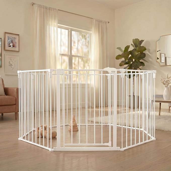 Regalo Safety 192" Super Wide Baby Gate & Play Yard, 2-in-1 Convertible Extra - Image 2