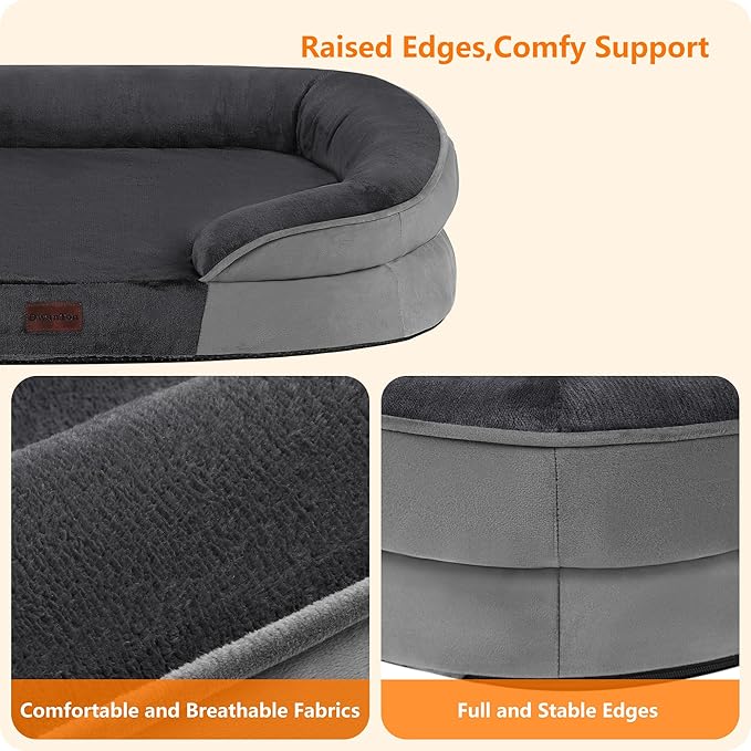 Dwanton Orthopedic Dog Bed for Medium Dogs - Image 5