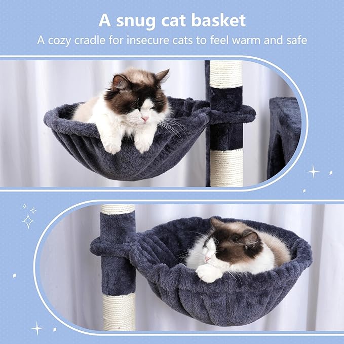 Hey-brother Cat Tree Tower, Scratching Posts - Image 6