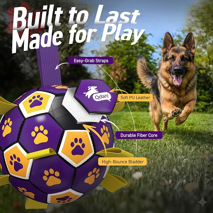 QDAN Extra Large Dog Toys Soccer Ball - Image 5