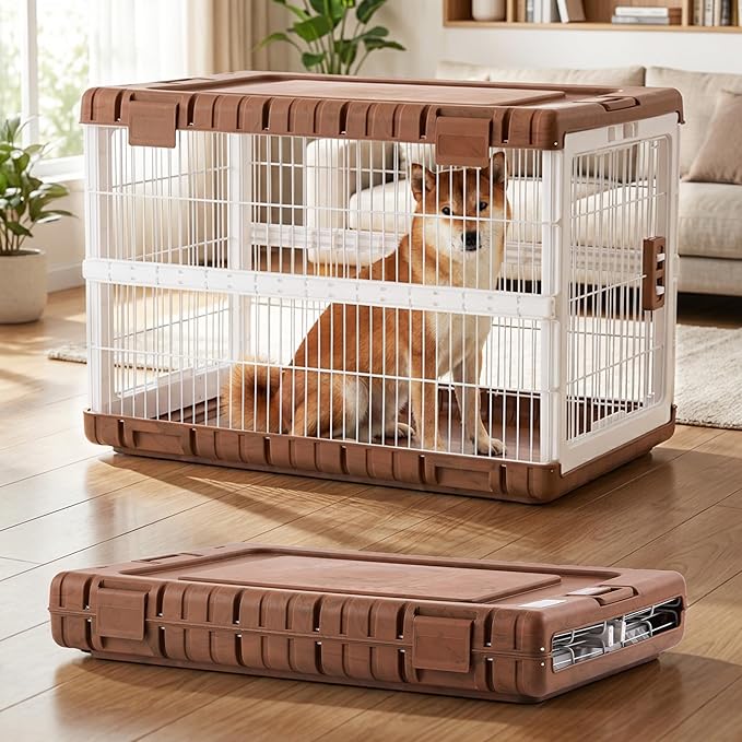 ZOMISIA Collapsible Dog Crate for Large Dogs by Zomisia
