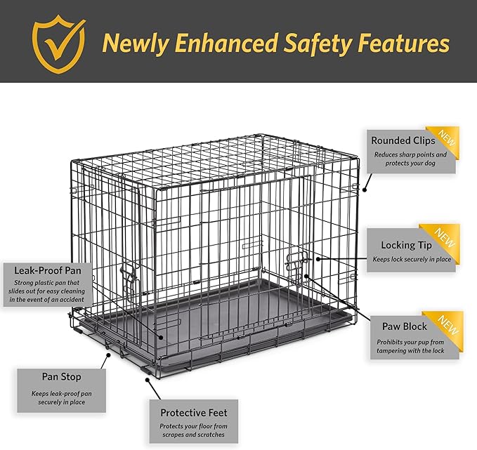 Midwest Homes for Pets 30-Inch New World Crate for Medium Breeds, 21-40 lbs - Image 4