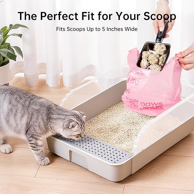 125 Count Cat Poop Bags Cherry Blossom Scented - Image 5