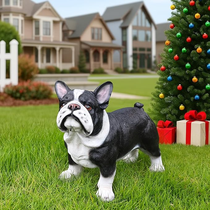 English Bulldog Dog Garden Statue - Image 9