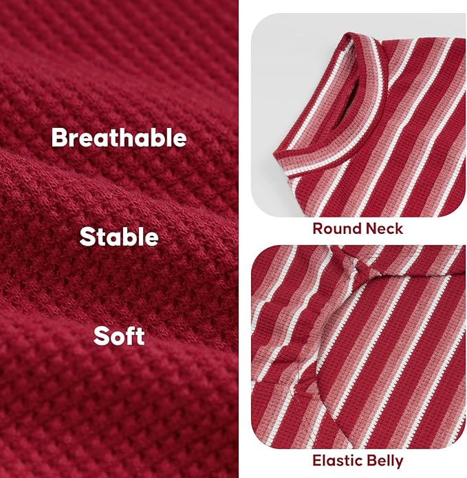 KYEESE 2Pack Waffle Dog Shirts, Lightweight Sleeveless Dog T Shirts - Image 4