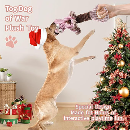 YZHDUXIU Squeaky Dog Toys, Octopus Dog Toy Interactive Tug of War Puppy Toy to - Image 6