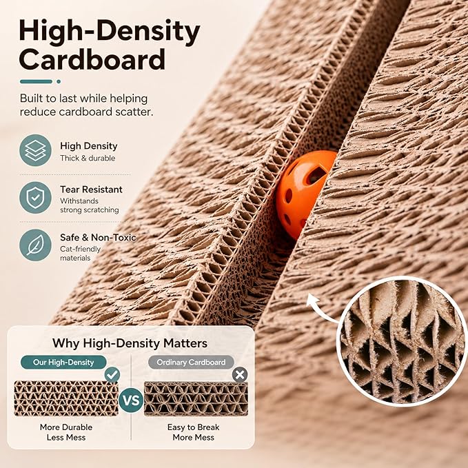 PrimePets Cat Scratcher Cardboard - Image 6