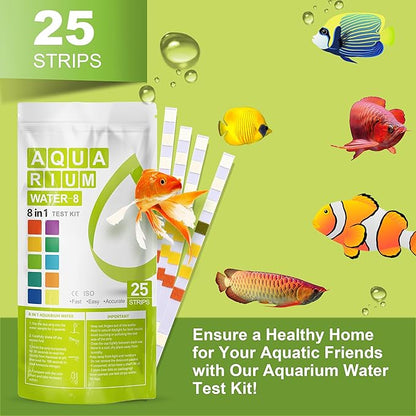 AAwipes Aquarium Ammonia Test Strips 8-in-1 |25 Strips | Quick & Accurate Water - Image 6