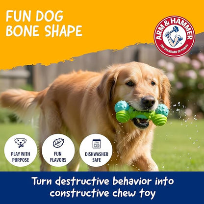 Arm & Hammer Nubbies Duality Bone Dog Dental Chew Toy, Baking Soda Infused - Image 6