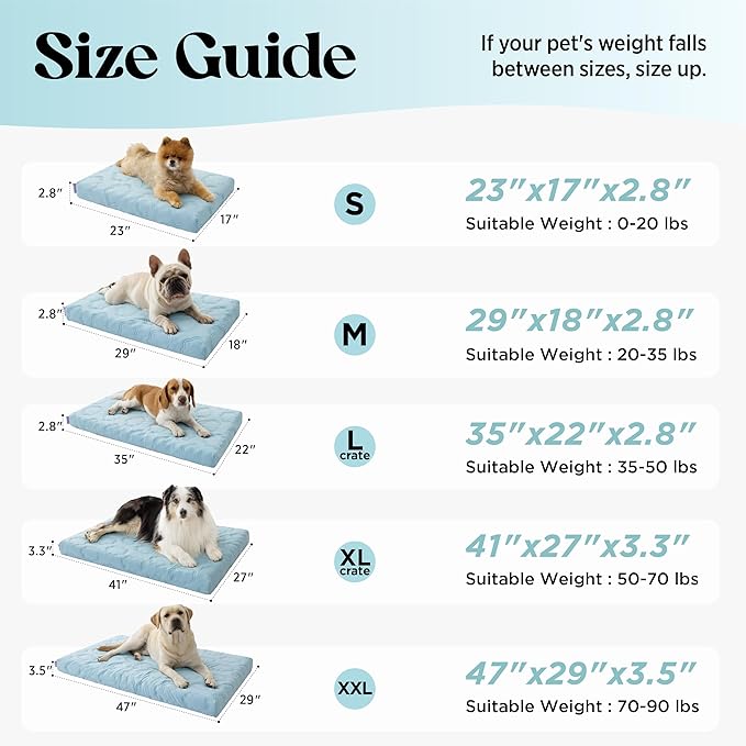 LE SURE Cooling Dog Beds Large Sized Dog, Q-Max>0.5 Cooling Mat - Image 7