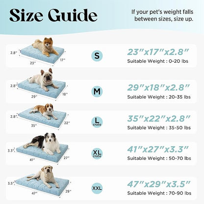 LE SURE Cooling Dog Bed, XL Q-Max>0.5 Cooling Mat - Image 7