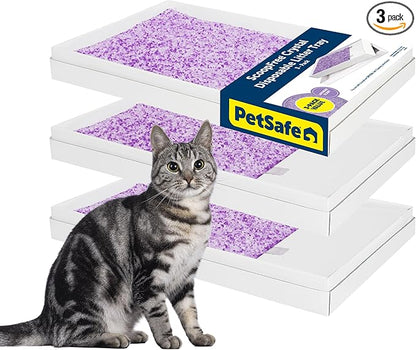 PetSafe ScoopFree Crystal Litter Tray Refills – Lavender Crystals by PetSafe