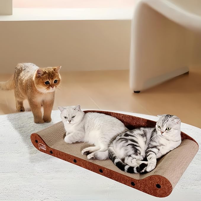 Cat Scratcher Bed 30 Inch Cat Couch Scratcher &17.5 Inch Cat Scratch Box - Image 8
