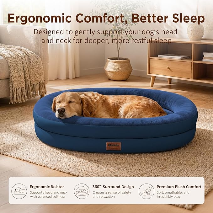 Orthopedic Dog Bed for Extra Large Dogs, XL Waterproof Dog Bed - Image 3