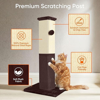 Cat Scratching Post, 32 Inch Cat Scratching Post - Image 3