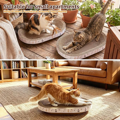 PatiencET Oval Cat Scratcher Lounge - Image 2