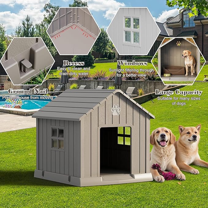 Fancyango Dog House Outdoor Indoor - Image 4