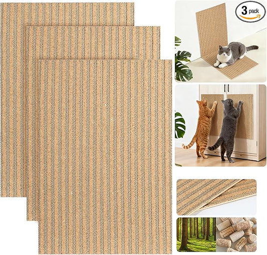 Natural Cork Cat Scratcher Boards by MocherpionLLC
