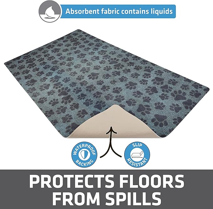 Drymate Pet Bowl Placemat, Dog & Cat Food Feeding Mat - Image 3