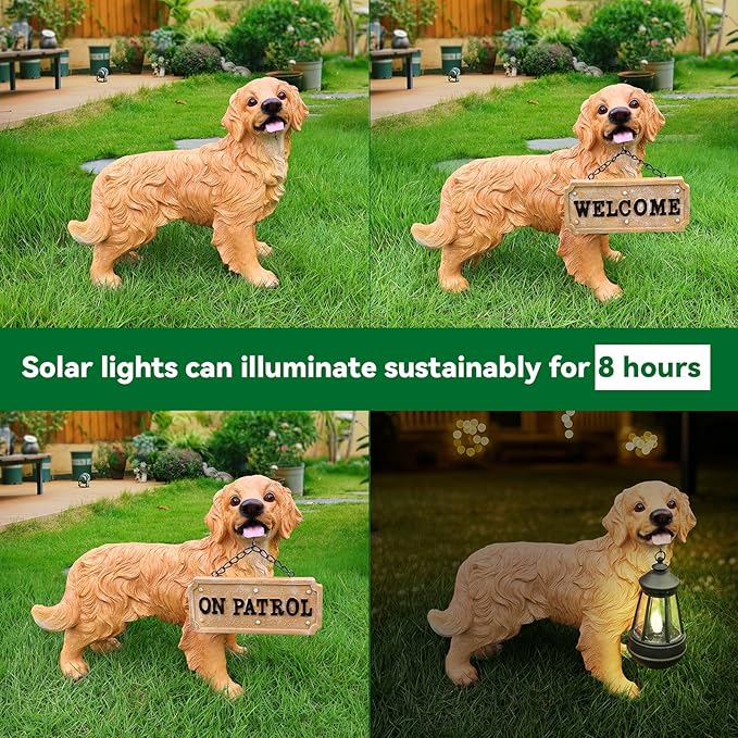 Golden Retriever Dog Garden Statue - Image 4