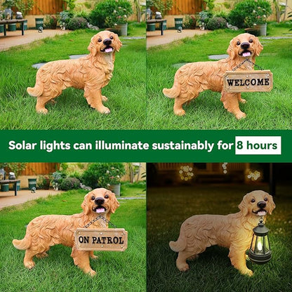 Golden Retriever Dog Garden Statue - Image 4