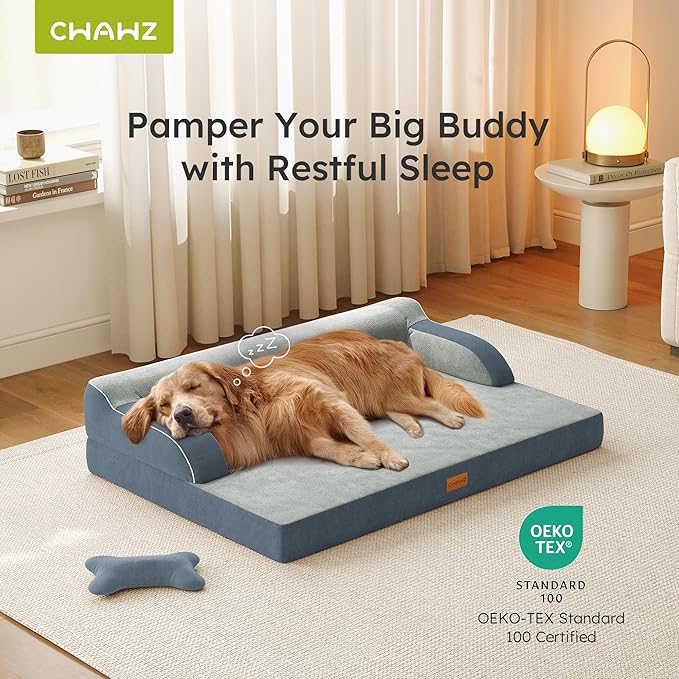 CWAWZ XXL Orthopedic Dog Bed, Big Dog Bed - Image 2
