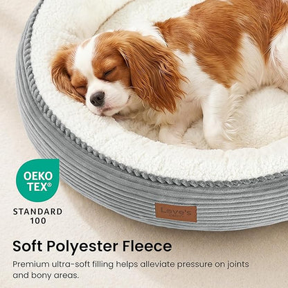 Love's cabin Round Donut Cat and Dog Cushion Bed, 30in Pet Bed - Image 7