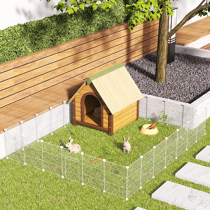 HOMIDEC Pet Playpen, Small Animals Cage DIY Wire Yard Fence - Image 6