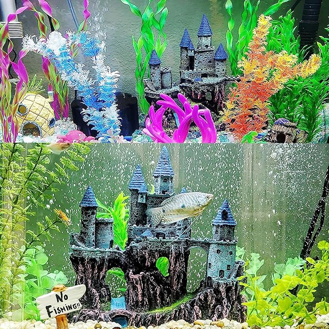 Aquarium Castle Decor, Resin Castle - Image 5
