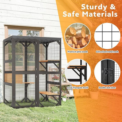X-Zone Catio Outdoor Cat Enclosure - Image 6