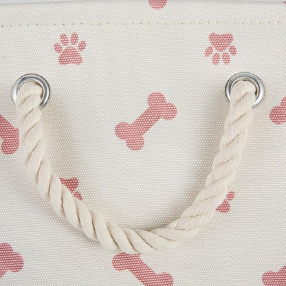 Bone Dry Pet Storage Collection Paw and Bone Print, Medium Round - Image 4
