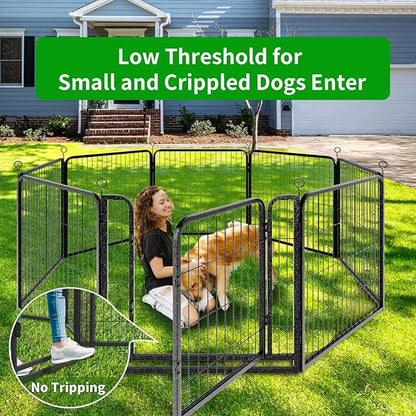 Kfvigoho Dog Playpen Outdoor Extra Wide 32 Piece Panels Heavy Duty Dog Fence - Image 3