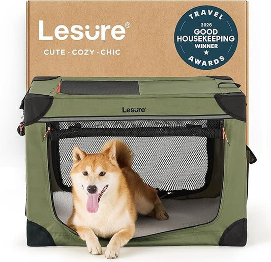 Lesure Shown on TODAY Show Soft Collapsible Dog Crate by Lesure