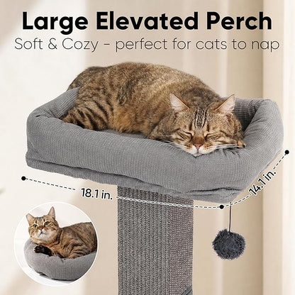 FUKUMARU Cat Scratching Post, Modern Style Tall Scratch Posts - Image 5