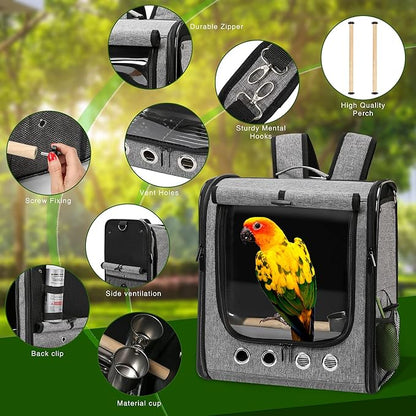Bird Carrier Bag Bird Travel Cage - Image 5