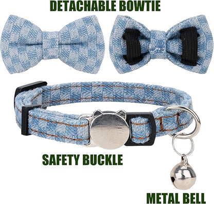 Cat Collar Breakaway Bowtie Safety - Image 3